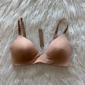 Skims Wireless Form T-shirt Bra Ochre Size 34C
